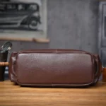 Genuine Leather Men's Brifecase 15 Inch Laptop Bags Simple Cowhide HandBag Vegetable-tanned Leather Fashion Casual Style - Image 23
