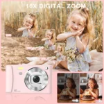 4K Vlogging Travel Front-facing Digital Camera A15 Portable High Definition 1080P Photography Travel Selfie Cam 44MP Resolution - Image 15
