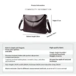 Women's Crossbody Bag Lightweight Durable Minimalist with Business Design Commuter Travel Work Daily Stylish - Image 6