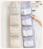 5/10 Pockets Underwear Socks Hanging Organizers Behind Door Storage Wardrobe Hanging Storage Bag Closet Organizer - Image 20