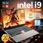 2026 15.6' Ultra Slim Laptop Intel Core I9-9900 16GB RAM 1/2TB SSD Windows 11 Fingerprint Unlock Office Game Backlight Laptop