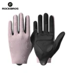 ROCKBROS Spring Summer Cycling Gloves Lightweight Breathable Full Finger Gloves Shock Absorption SBR Pad Anti-slip Sports Gloves - Image 7