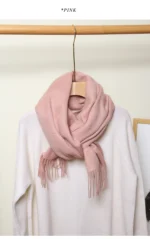 Women Scarf Cashmere Winter Scarf Winter 2024 Fashion Scarves Designer Keep warm Women Luxury Kids Scarf - Image 12
