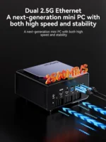 GMKtec Mini PC K12 Nucbox AMD Ryzen™ 7 H 255 WiFi 6 BT 5.2 Dual 2.5G LAN OCulink Desktop Computer - Image 3