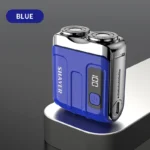 Mini Electric Smart Shaver Household Car Shaver Digital Display Dual Blade Rechargeable Shaver Powerful Beard Trimmer Tool - Image 12