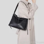 Tote Bag Full-Grain Vegetable-Tanned Leather Large Capacity Shoulder Crossbody Bag Elegant Work commute Stylish - Image 3