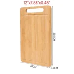 Wooden Cutting Board Kitchen Double-sided Available Thick Wood Board Thickened Fruit and Vegetable Cutting Board - Image 7