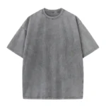 Men's Summer T-shirt 230G Heavy Cotton Vintage Washed T-Shirts Oversized Short Sleeve Loose Streetwear Short Sleeve Tops Tee - Image 5