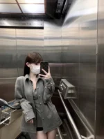 Polo Neck T Shirt for Women Coquette Clothes Sexy Woman Tshirt Trend Plain On Offer New Youth Fashion 2025 Basic Polyester In - Image 16