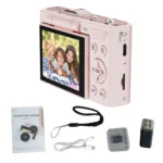 Digital Camera with  Screen 64MP Digital Camera with 2.4" 180°  Screen 16X Zoom Autofocus Photography Camera - Image 12
