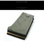 Men's Classic Stretch Casual Pants Business Office Straight Male Pants Brand Clothing Fashion Soft Cozy Trousers Solid Color - Image 11