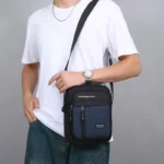 Men Crossbody Bag Single Shoulder Bags Big Capacity Storage Bag Fashion Multi-Pockets Business Crossbody Bags - Image 34