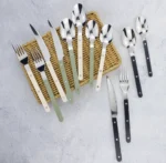 New Design Dinnerware 4 In 1 Set Stainless Steel 18/8(304) ABS Handle With Rivets Top Mirror Polishing Cutlery Sets For Kitchen - Image 56