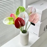 Artificial Flower For Decoration Fake Plants Ornament Decorative Leaf Room Decor Room Accessories Wedding Party Accessories Gift - Image 3