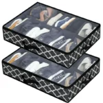 1Pc Closet Bed Shoe Storage Boxes Foldable Underbed Shoesorganizer Containers Under Bed Storage Bags Home Shoe Rack Organizer - Image 4