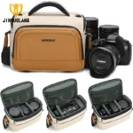 Camera bags, outdoor travel camera shoulder bags, waterproof, camera bags with detachable partitions and shoulder straps