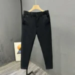 Casual Slim Fit Men's West Pants Thin Non-Ironed Business Suit Pants Comfortable Lightweight Breathable Cotton Summer Leisure... - Image 6