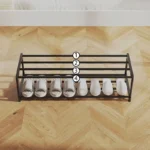 Shoe Rack for Closet,  Adjustable Shoe Rack for Small Space, Small Shoe Organizer for Front Door, Sturdy Metal,Front Door - Image 3