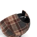 Hats for Men and Women New Classic Plaid Baseball Cap for Autumn and Winter Hard-Brimmed Face-Slimming Duckbill Cap Sun Hat - Image 25