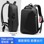 Black Smart Computer Laptop Bags for Men Backpack New Waterproof Student Outdoor Backpack Travel Bag Backpack Hard Shell - Image 3