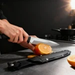 1/2 set kitchen knife set, equipped with high-end black sheath, suitable for kitchen use, a vegetable cutting and boning knife - Image 11