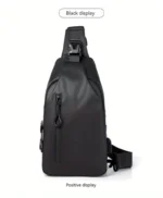 Crossbody Bag Fashionable Large Capacity Waterproof Lightweight Leisure Soft Comfortable Men Single Shoulder Bags - Image 31
