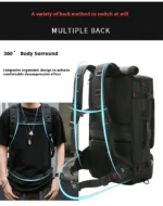 50L 70L Large Capacity Travel Backpack Luggage Sports Training Fitness Independent Shoes Storage Bag Laptop Bags - Image 22