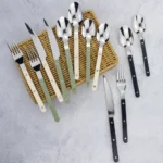 New Design Dinnerware 4 In 1 Set Stainless Steel 18/8(304) ABS Handle With Rivets Top Mirror Polishing Cutlery Sets For Kitchen - Image 4