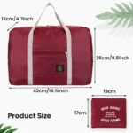Foldable Travel Duffel Bag for Airlines Carry on Bag for Women and Girls Lightweight Large Capacity Sports Weekend Trip Overnigh - Image 6