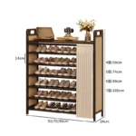 Display Foldable Shoe Racks Organizer Cabinet Portable Luxury Shoe Racks European Shelf Meuble Chausssure Home Furniture - Image 6
