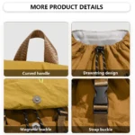 Lightweight, Simple, Versatile, Large-Capacity Computer Travel Backpack for Junior High School Students, High School Students, College Students, School Bags for Girls - Image 11
