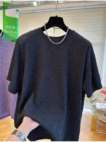Summer Men T-Shirts Casual Lazy Breathable Quick Drying Short Sleeves Cool Fashion Loose Korean Outdoor High Street Top - Image 23