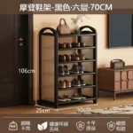 Shoes Organizers Narrow Corridor Shoe Rack Space Saving Storage Shelf Shoe Rack Luxury Designs Sturdy Home Furniture Accessories - Image 34