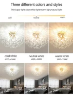 LED Ceiling Lights Dandelion Crystal Pendant Lamps Modern Indoor Ceiling Chandeliers Home Hotel Decorative Lighting Luminaire - Image 14