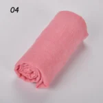 Sparsil Women Summer Soft Retro Tassels Solid Color 180x90 Shawls Female Thin Wraps Hijab Beach Holiday Scarf - Image 36