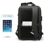 Black Smart Computer Laptop Bags for Men Backpack New Waterproof Student Outdoor Backpack Travel Bag Backpack Hard Shell - Image 2