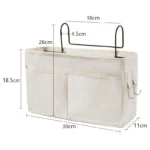 Portable Baby Care Essentials Hanging Organizers Crib Storage Cradle Baby Crib Organizer Diaper Bag Baby Bed Accessories - Image 22