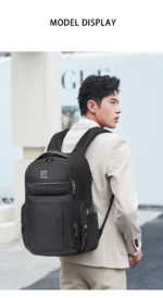 Backpack Men's Backpack, Lightweight Business Travel Computer Bag, Business Travel Bag, Large Capacity Middle School Student Bac - Image 13