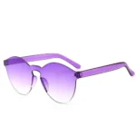 Festival Fashion Sunglasses Circular Sunglasses Trendy Ocean Sunglasses Colorful Sunglasses For Parties Candy-Colored Glasses - Image 8