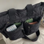 Large capacity Tote Bags for Women Shoulder Side Bag Fashion Space cotton Shopping Bags Multi-pocket Messenger Bag Lady Handbags - Image 24