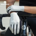 ROCKBROS Spring Summer Cycling Gloves Lightweight Breathable Full Finger Gloves Shock Absorption SBR Pad Anti-slip Sports Gloves - Image 6