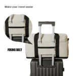 Travel Bag with Large Capacity for Short-Distance Travel, Storage Luggage Bag, Portable Lightweight Crossbody Sports and Fitness Bag for Women, Expandable and Can Be Attached to a Trolley Case - Image 2