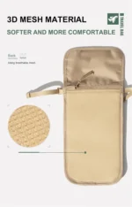 Travel document bag Lightweight multi-functional storage bag Passport holder mobile phone storage Waterproof anti-theft bag - Image 18