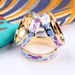 Fashion Scarves Buckle Stainless Steel Ring Women Brooches Enamelled Scarfs Buckles Ring High-Grade Scarf Clip Metal Brooch 2022 - Image 13