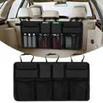 Car Trunk Organizer Universal Adjustable Backseat Storage Bag Net High Capacity Hanging Organizers for Jeeps SUVs Vans - Image 14