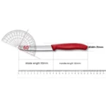 Steak Knives Set of 4/6/8 Stainless Steel Serrated Round Tip Fruit And Vegetable Paring Baking Toast Serrated Bread Knives - Image 6