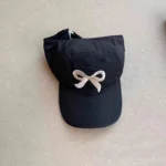 Children's summer hats, thin, quick-drying, sunshade baseball caps, half-air top caps, baby duck tongue baseball caps - Image 4