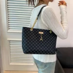 New Presbyopia Handbag Texture Soft Leather Large Capacity Tote Women Bag With Hanging Accessories Shoulder Bag - Image 17