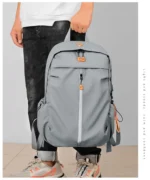 Fashion Men's Backpacks Large Capacity Students School Bag With USB Charging Port Laptop Bags Lightweight Men Travel Backpack - Image 23