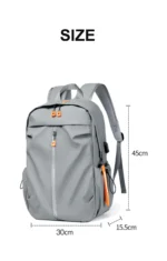 Fashion Men's Backpacks Large Capacity Students School Bag With USB Charging Port Laptop Bags Lightweight Men Travel Backpack - Image 13